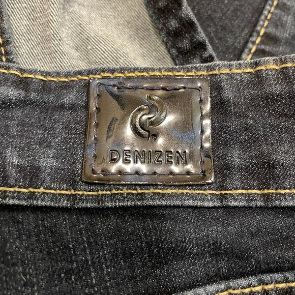 Denizen Levi’s XS Skinny Denim Overalls | Dark Wash Stretch Cross-Back Jumpsuit - Picture 10 of 11